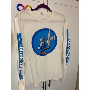 Blink 182 large long sleeve bunny shirt